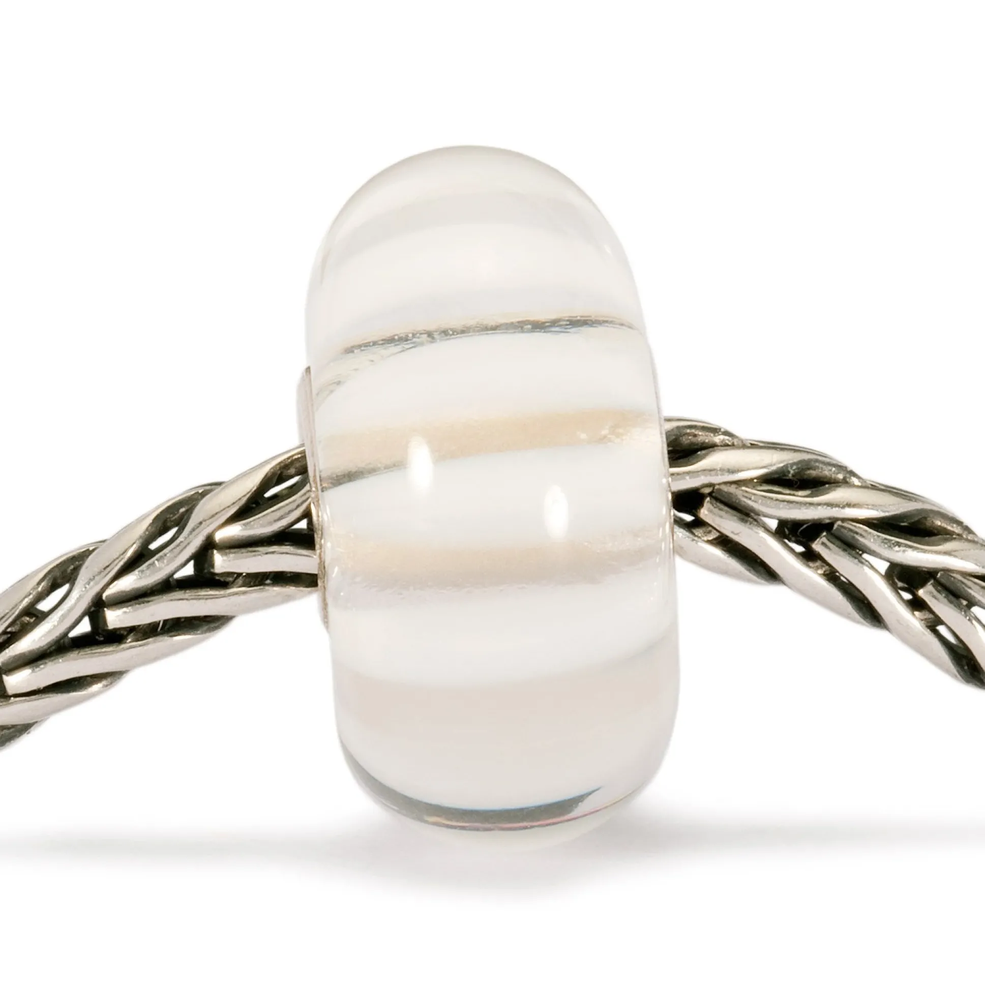 Trollbeads Beads*White Stripe Bead