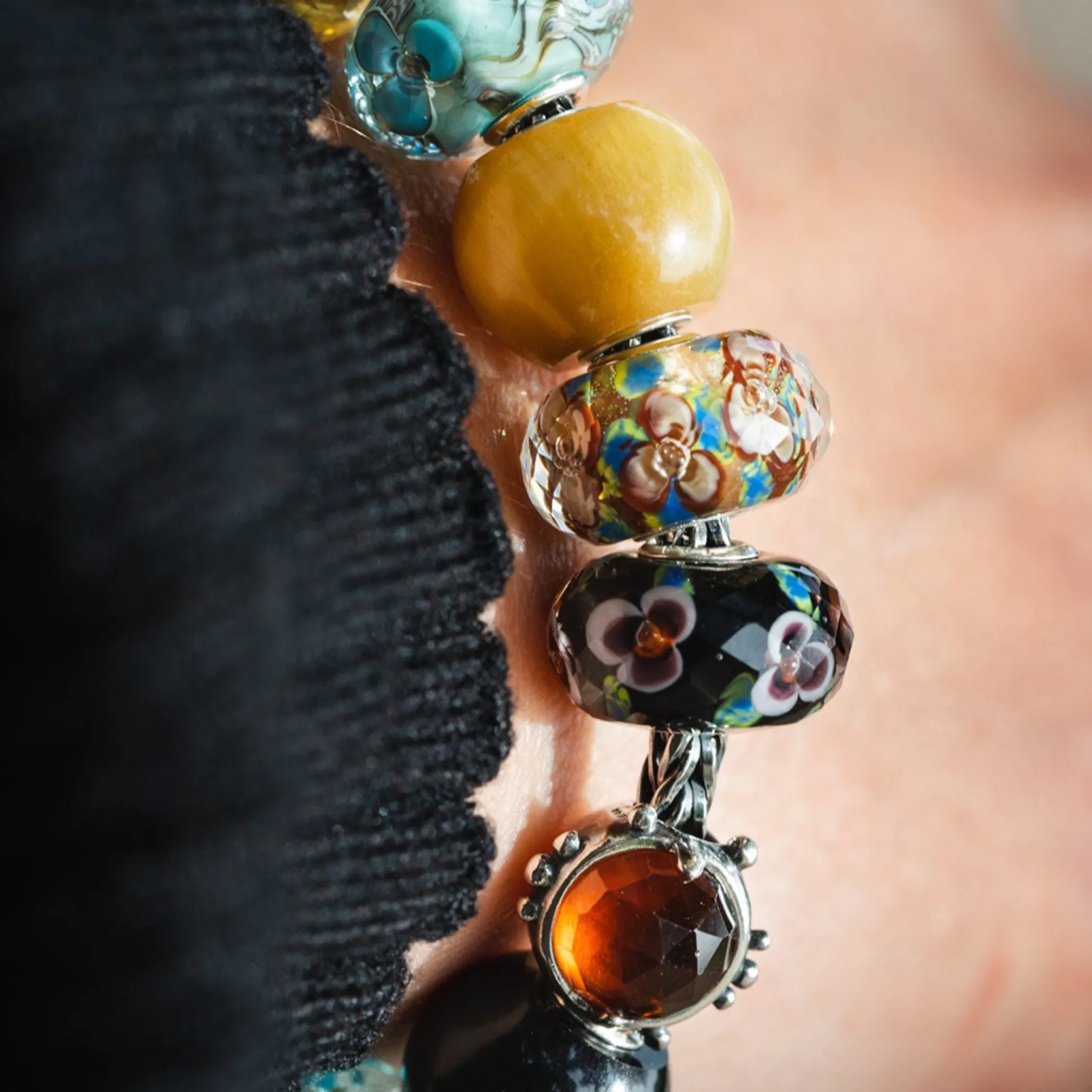 Trollbeads Beads*Wildflowers Bead