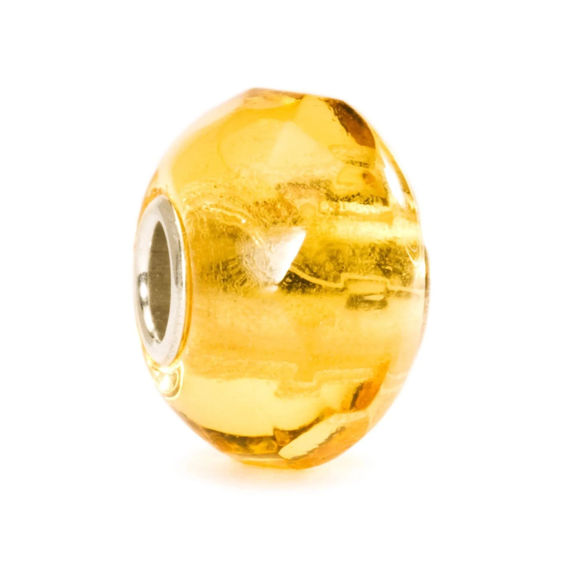 Trollbeads Beads*Yellow Prism Bead
